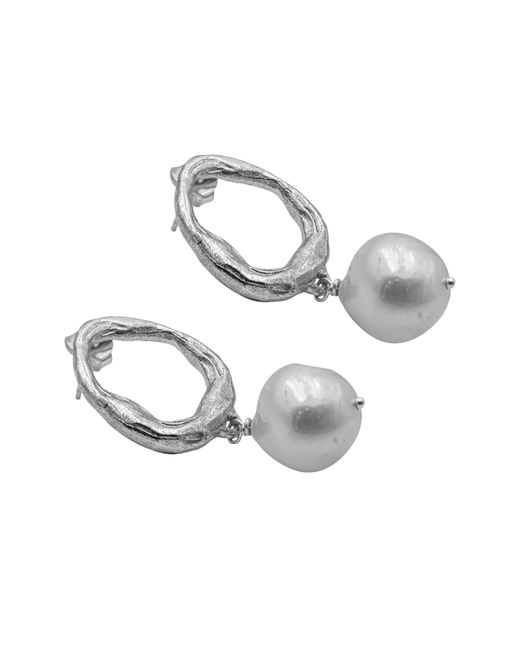Haze & Glory White Ohrringe La Pearl