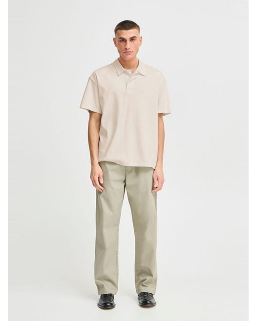 Solid Poloshirt Sdoswald in White für Herren