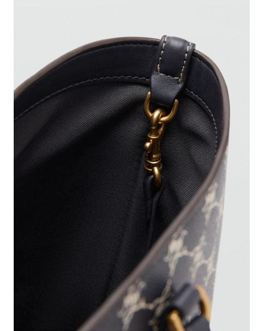 Mango Black Shopper Porta