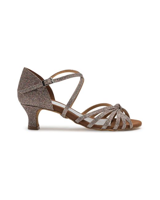 Dancing Queen Brown Riemensandale Grace Radiance Tanzschuhe