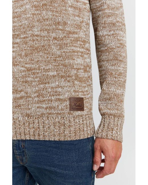 Solid Pullover Philaremo in Brown für Herren