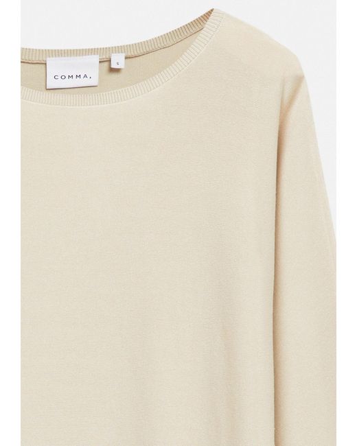Comma, White Pullover