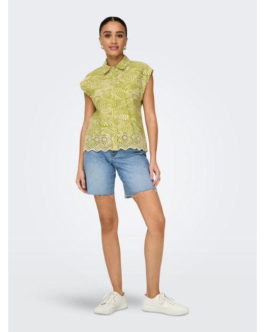 ONLY Green Bluse