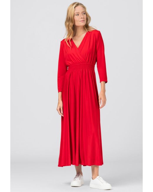 Hallhuber Kleid in Rot | Lyst DE