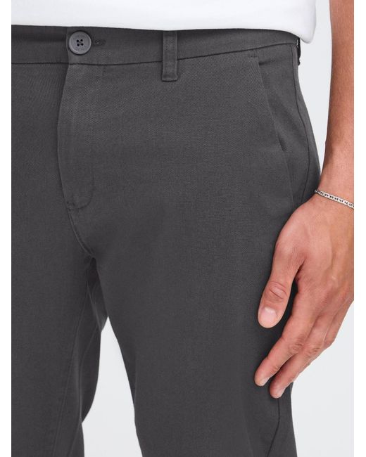Solid Chinohose Chase in Gray für Herren