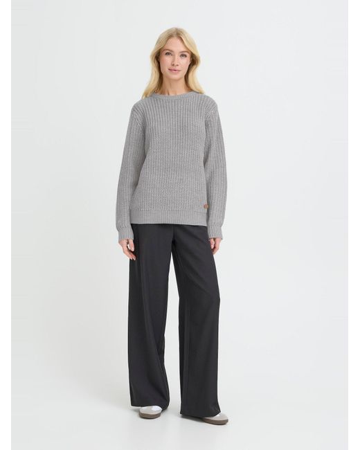 Oxmo Gray Pullover Oxedna Oneck