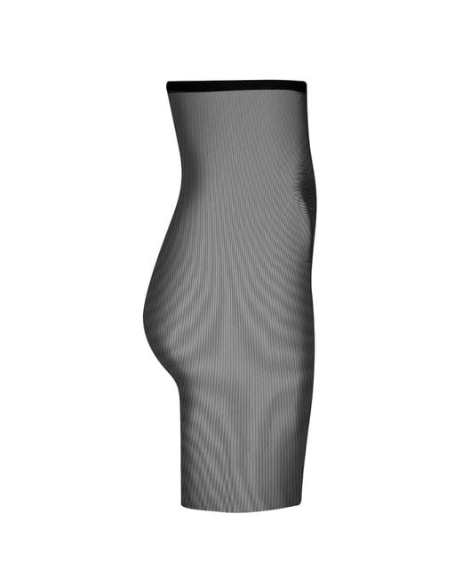 Bye Bra Gray Shapinghose Forming Tulle High Waist Short