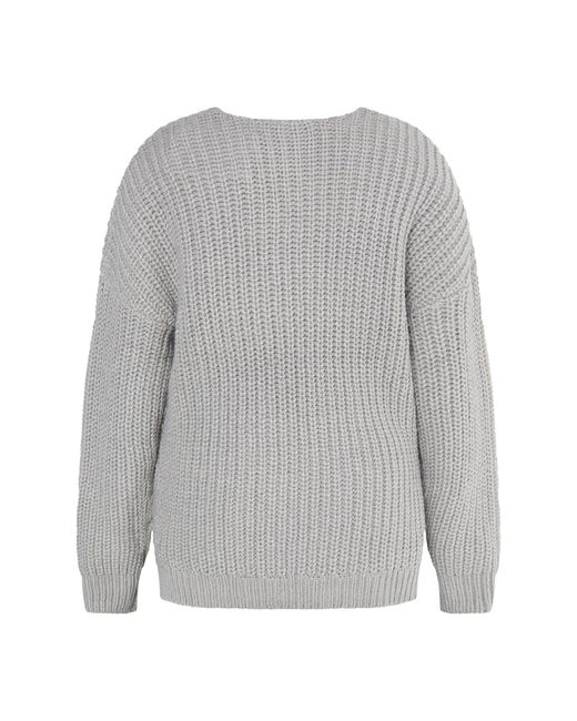 usha WHITE LABEL Gray Pullover Teylon