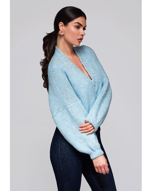 Ombre Blue Pullover