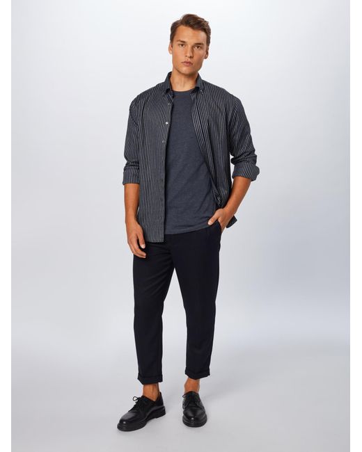 Solid Shirt Rock in Blue für Herren