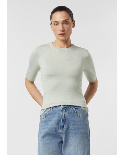 Comma, White Strickpullover