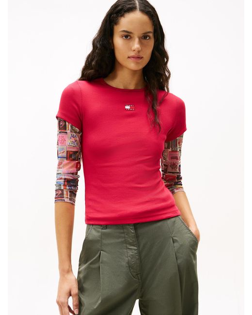 Tommy Hilfiger Red T-Shirt
