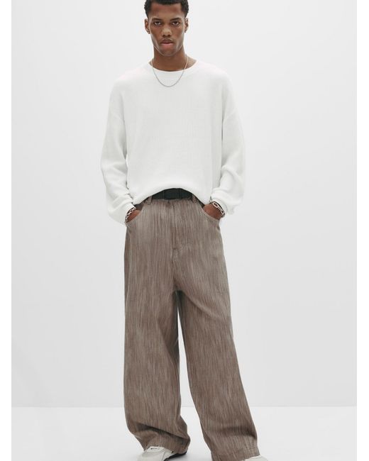 Pull&Bear Pullover in White für Herren