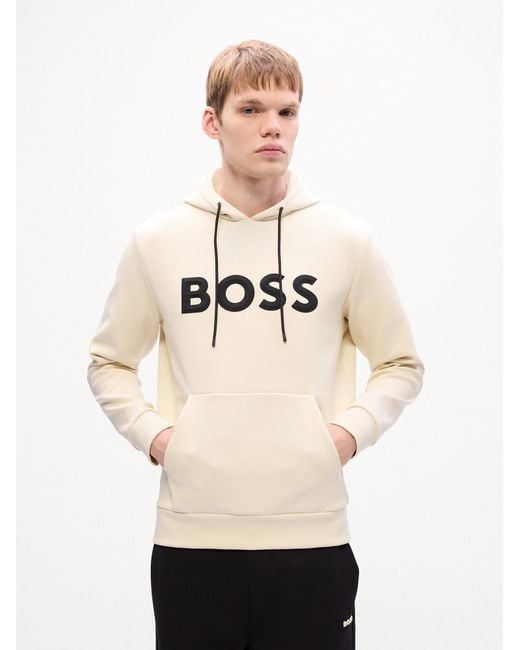 Boss Sweatshirt Soody Zone 10 in White für Herren