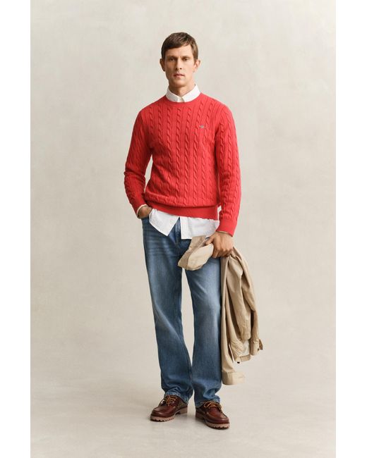 Gant Pullover in Red für Herren