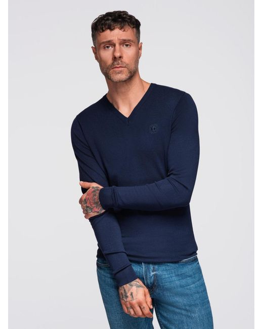 Ombre Pullover in Blue für Herren