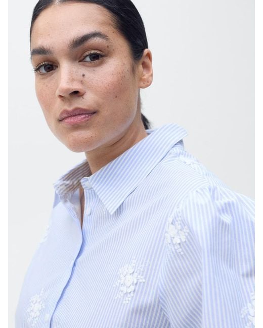 Mango Blue Bluse 'Paloma'