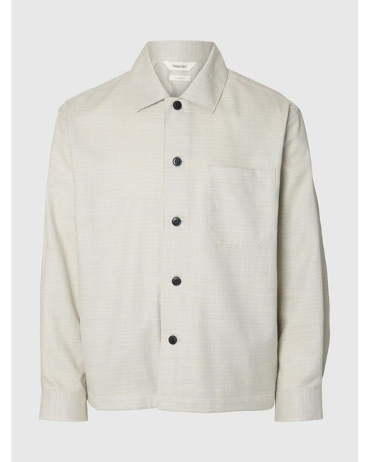 SELECTED Hemd in White für Herren