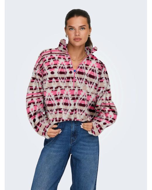 ONLY Red Pullover Onljanne
