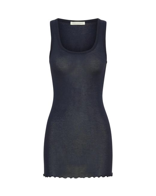Seamless Basic Blue Top Bella
