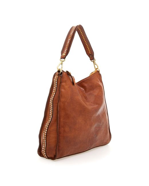 Campomaggi Brown Schultertasche Kura