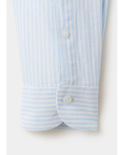 Mango Hemd Elda in Blue für Herren
