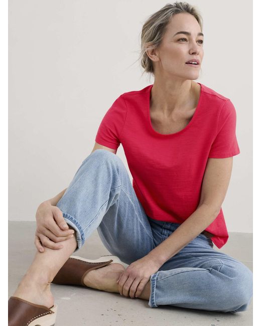 Seasalt Cornwall Pink T-Shirt 'Camerance'