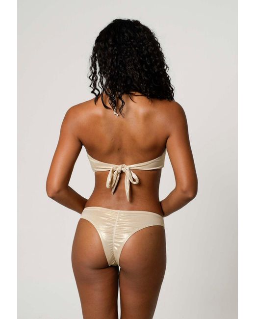 Moda Minx Brown Bikinitop