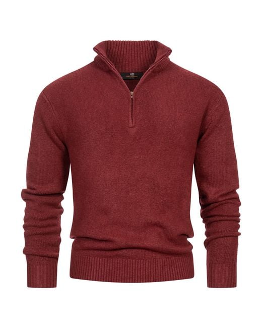INDICODE Pullover Lokant in Red für Herren