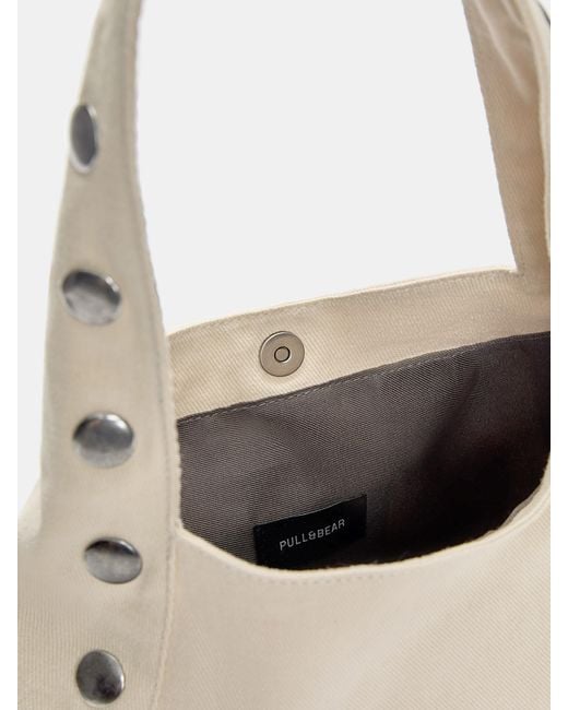 Pull&Bear Natural Schultertasche