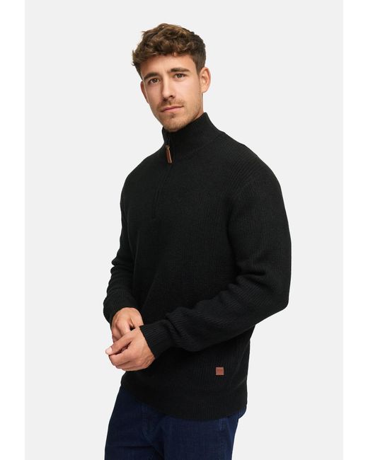 INDICODE Pullover Inpeace in Black für Herren