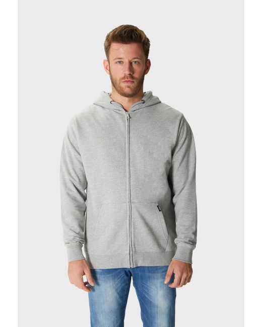 Oldskull Sweatjacke Plain Basic in Gray für Herren