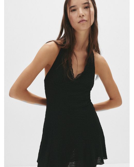 Pull&Bear Black Kleid