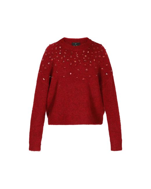 faina Red Pullover