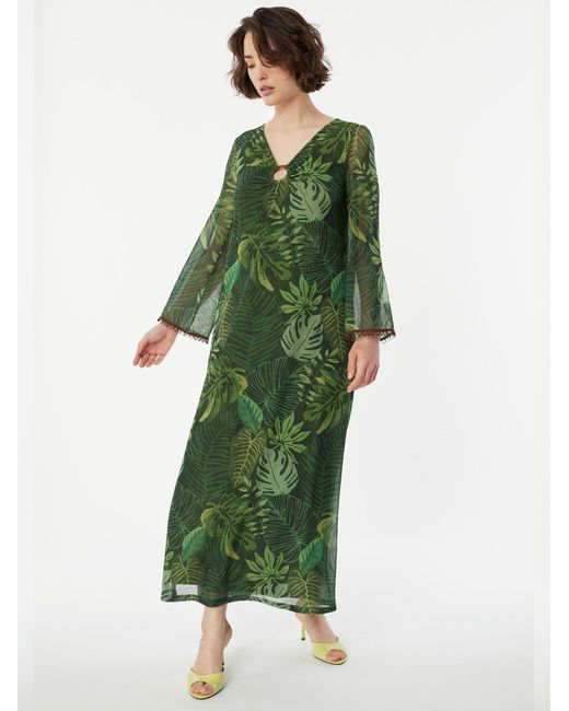 Ana Alcazar Green Kleid Ziesa