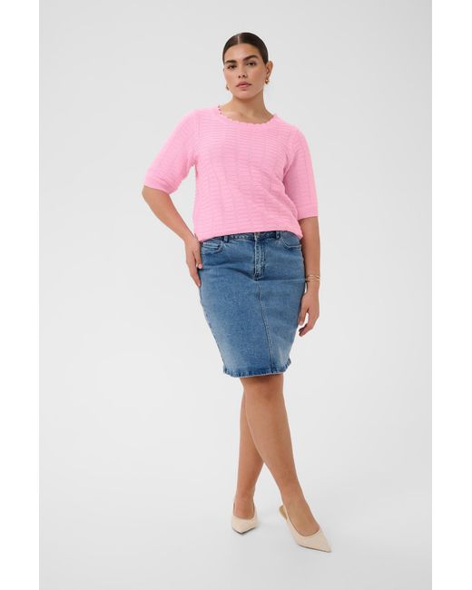 Kaffe Pink Pullover Lotia
