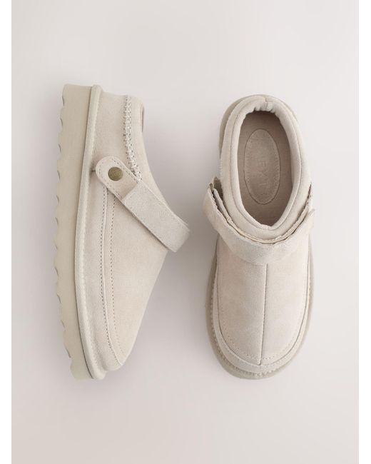 Next Gray Clogs