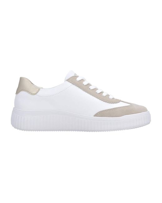Remonte White Sneaker Low Basic