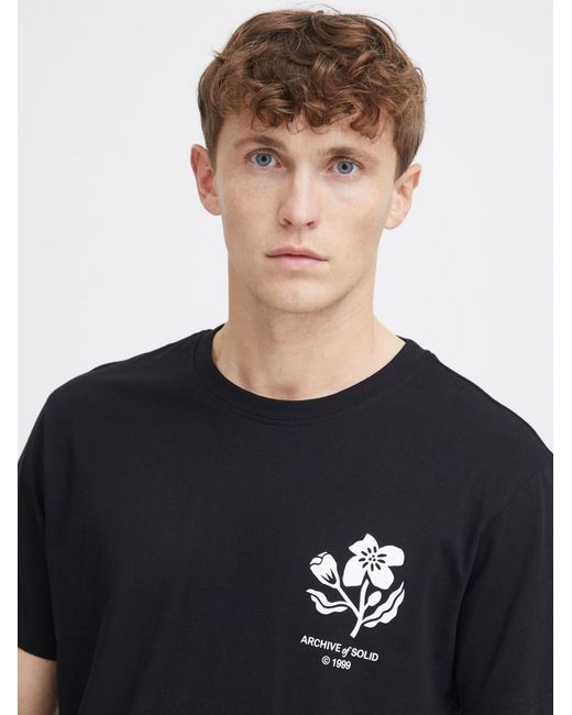 Solid Shirt Fulton in Black für Herren