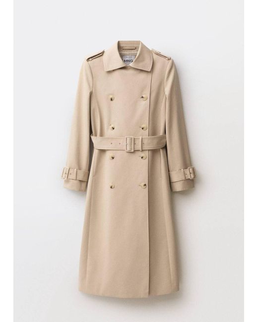 Mango Natural Trenchcoat Eiffel