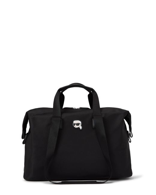 Karl Lagerfeld Black Weekender