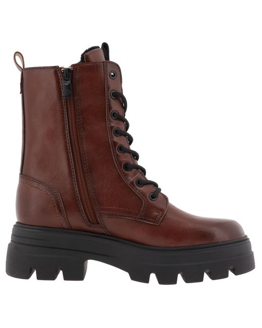 Tom Tailor Brown Schnürstiefelette