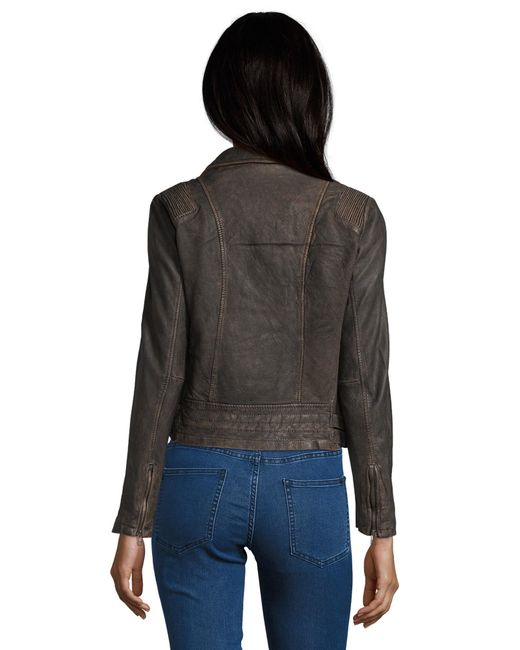 7eleven Black Lederjacke Lamiza