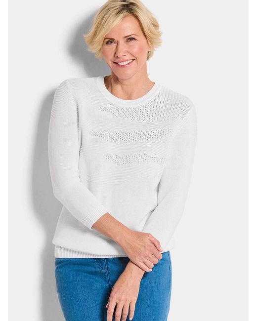 Goldner White Pullover