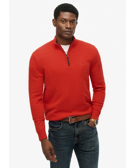 Superdry & Co Pullover in Red für Herren