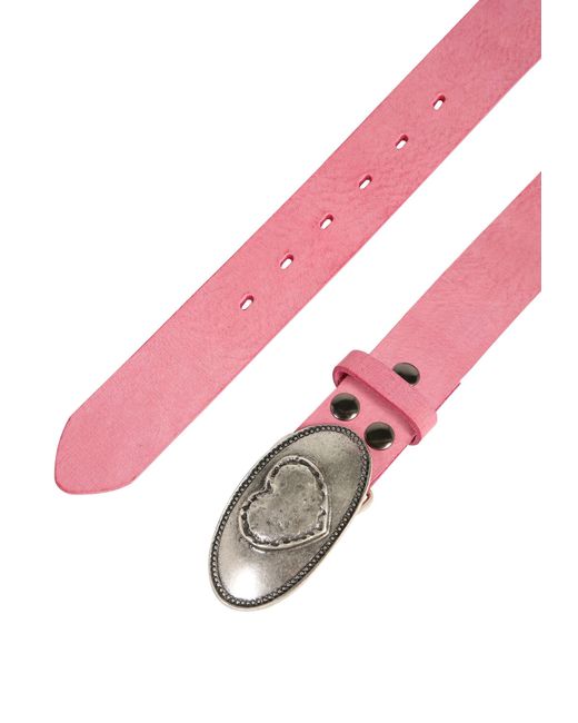 RETTUNGSRING by showroom 019° Pink Rettungsring By Showroom 019 Ledergürtel