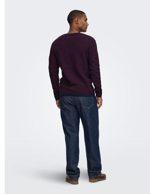 Only & Sons Pullover Onseric in Blue für Herren