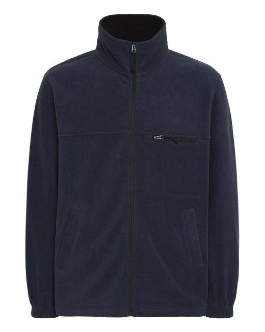 Solid Fleecejacke Matz in Blue für Herren