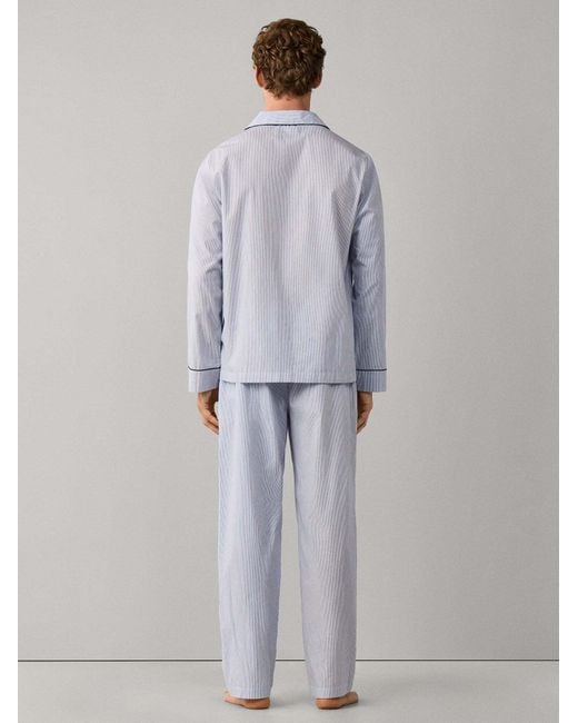 Hackett Pyjama Lang in Blue für Herren