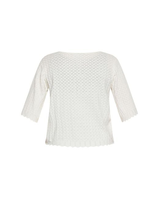 SIDONA White Pullover